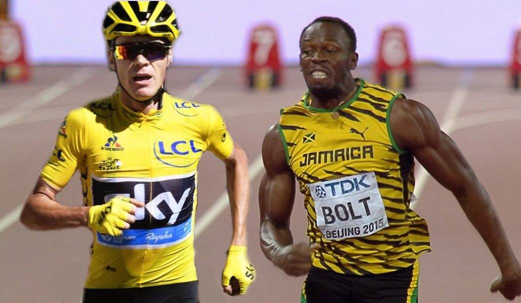 Froome vs Bolt...